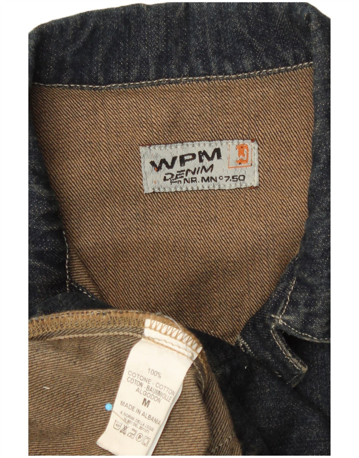 WPM Denimjakke til mænd UK 38 Medium Blue Cotton