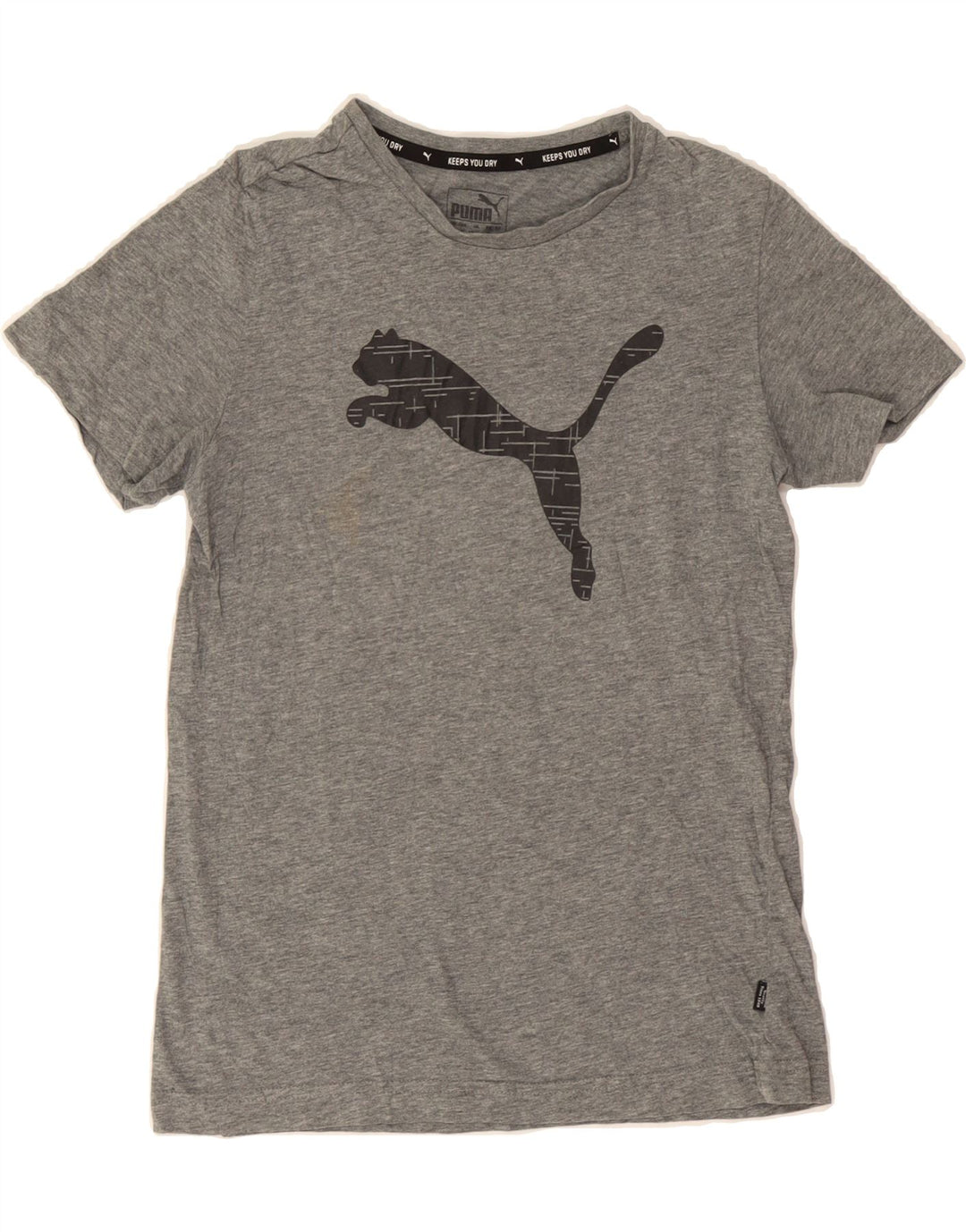 PUMA Girls Graphic T-Shirt Top 11-12 Years  Grey Vintage Puma and Second-Hand Puma from Messina Hembry 