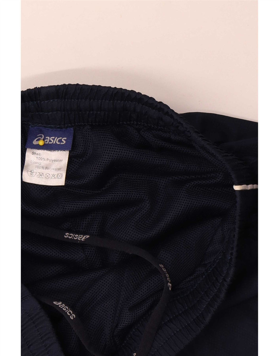 Asics Træningsdragtsbukser til mænd Små marineblå polyester