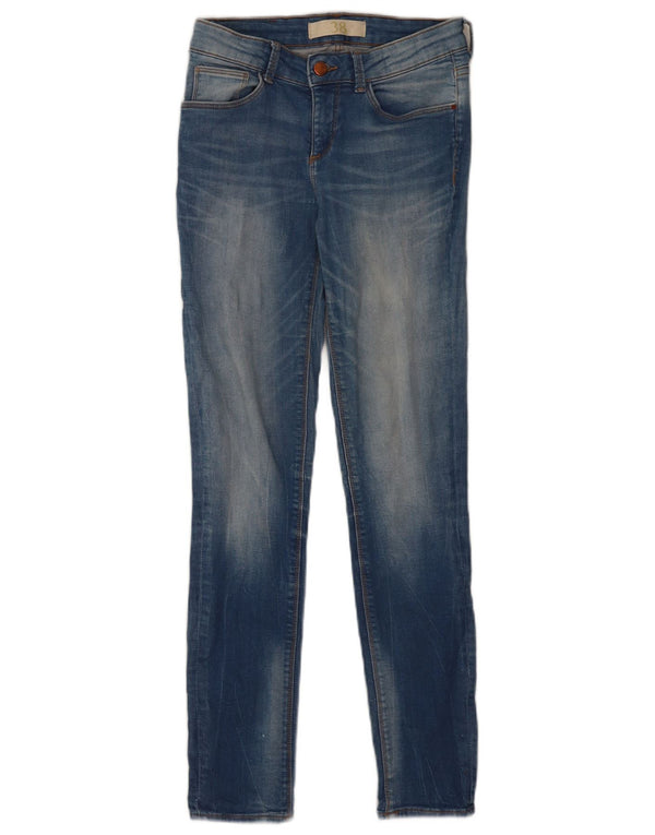 Zara Dame Skinny Jeans EU 38 Small W28 L29 Blå