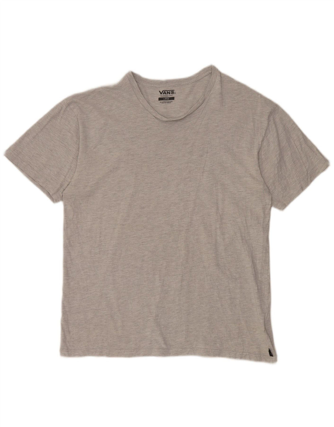 Vans Herre Classic Fit T-Shirt Top Stor Grå Bomuld