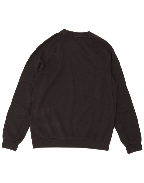 Nike Herre grafisk sweatshirt Jumper Medium Sort Bomuld
