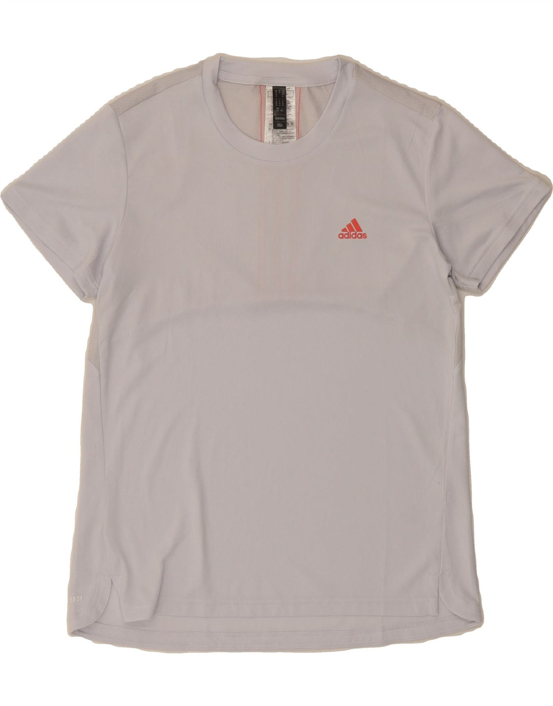 ADIDAS Womens T-Shirt Top UK 12/14 Medium Blue Polyester Vintage Adidas and Second-Hand Adidas from Messina Hembry 