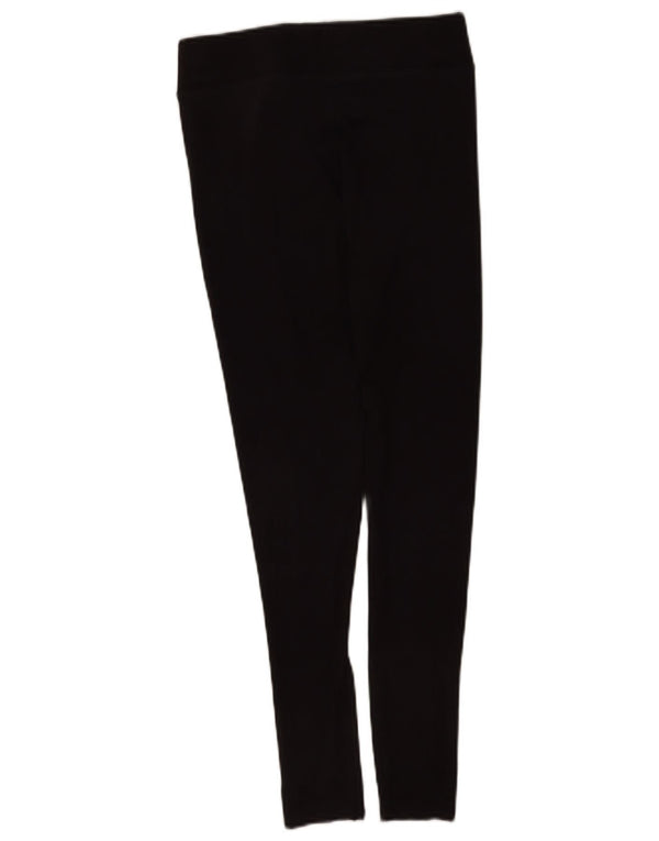 Marks & Spencer Womens Leggings UK 10 Small Black Viscose