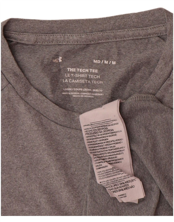 Under Armour Herre T-Shirt Top Medium Grå Polyester