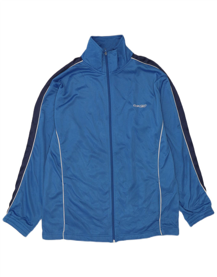 Reebok Træningsdragt til mænd Topjakke Medium Blue Colourblock Polyester