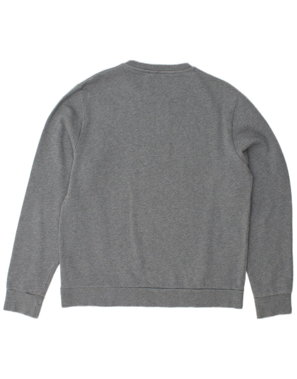 HACKETT Herre Classic Fit Grafisk Sweatshirt Jumper Medium Grå Bomuld