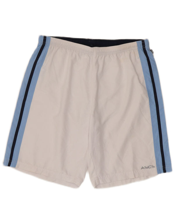 Asics Sportsshorts til mænd Large White Colourblock Polyester