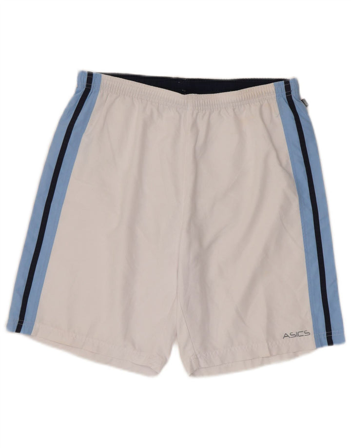 Asics Sportsshorts til mænd Large White Colourblock Polyester