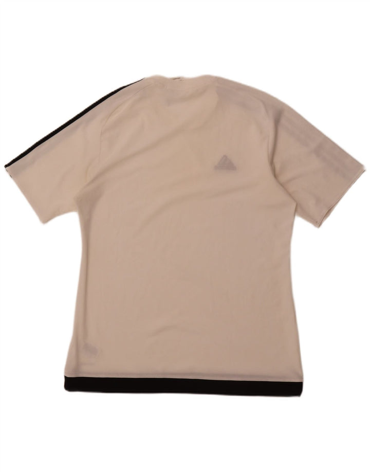 ADIDAS Herre Climalite T-Shirt Top Stor hvid polyester