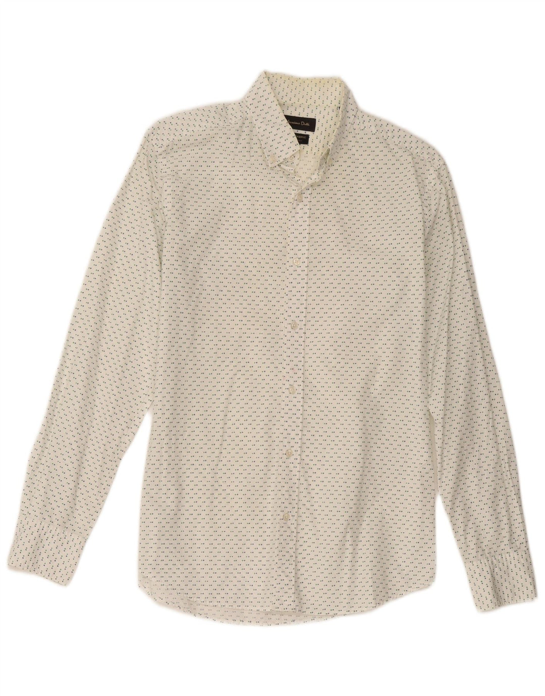 Massimo Dutti Herreskjorte Lille Hvid Plettet