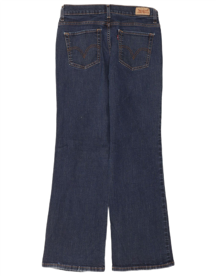 Levi's Womens 512 Perfectly Slanking Bootcut Jeans W31 L30 Blue Cotton
