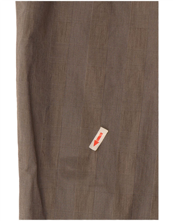 Marks & Spencer Herre Autograph Straight Suit Bukser W38 L31 Grå ternet