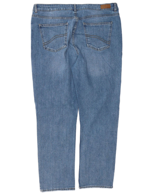 FAT FACE Dame Chesham Girlfriend Straight Jeans UK 16 Large W36 L28 Blue