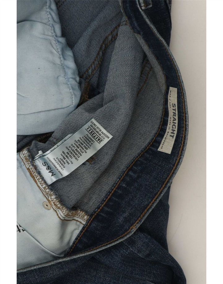 Marks & Spencer Straight Jeans til mænd W34 L27 blå bomuld