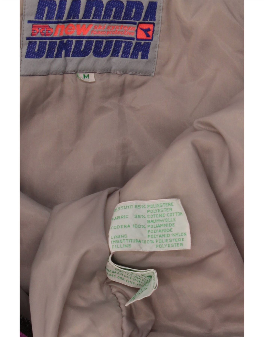 Diadora Dame Hætte Oversized Ski Jumpsuit UK 14 Medium Lilla Polyester