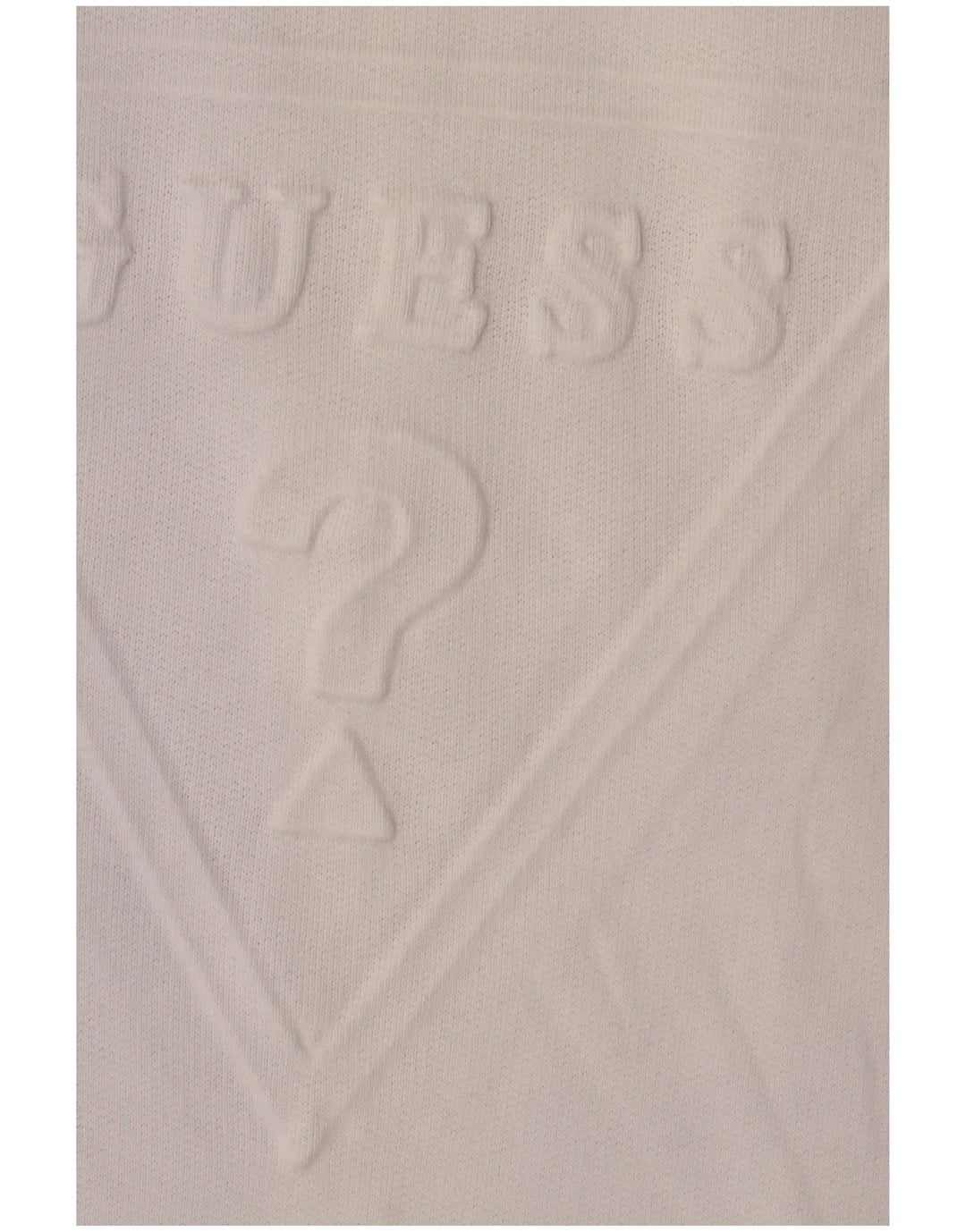 Guess Herre grafisk sweatshirt XL Off White Bomuld