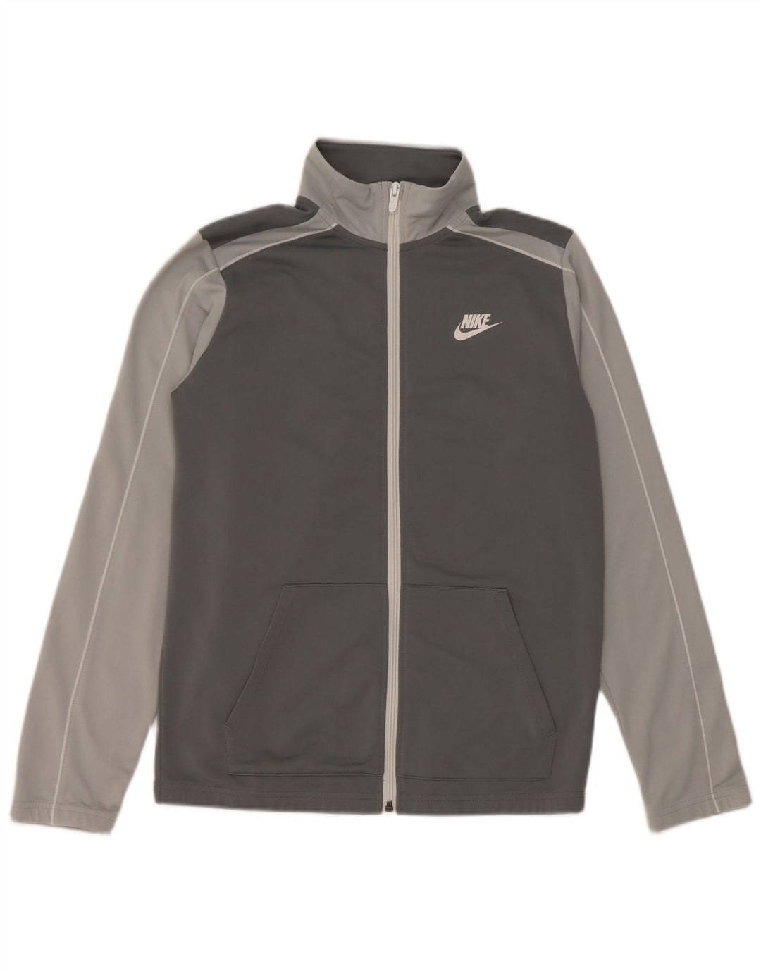 NIKE Træningsdragt topjakke til drenge 13-14 år XL Grå polyester