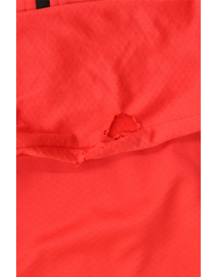 Adidas Herre grafisk lynlås trøje træningsdragt Top Medium Rød Polyester