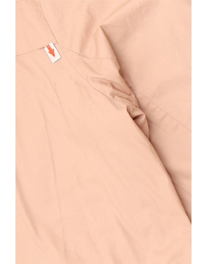 Marks & Spencer Dame Hooded Parka Jacket UK 14 Large Pink Bomuld