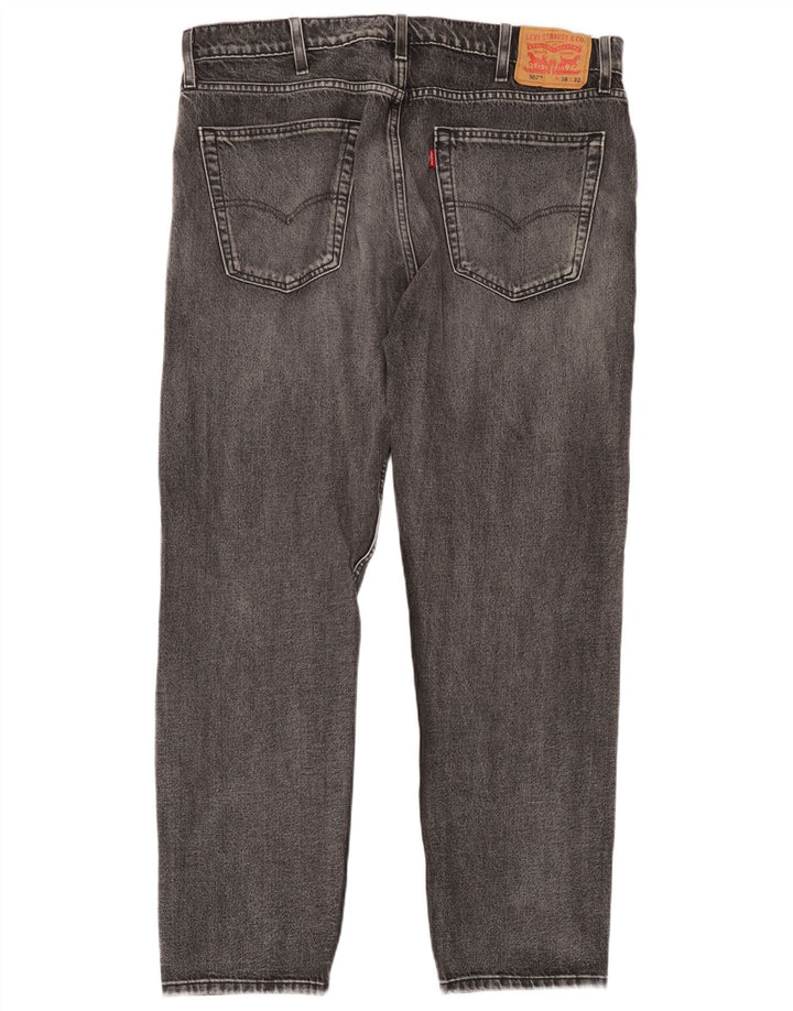 Levi's Herre 502 tilspidsede jeans W38 L32 Grå bomuld