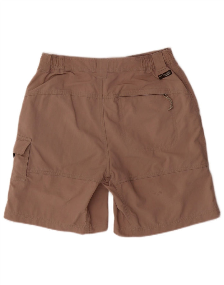 Columbia Dame Cargo Shorts Små W26 Beige Nylon