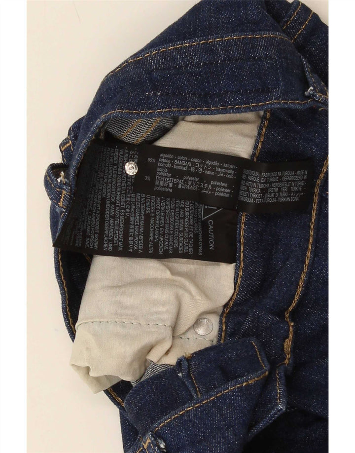 Zara Dame Straight Jeans EU 38 Small W28 L27 Blå Bomuld