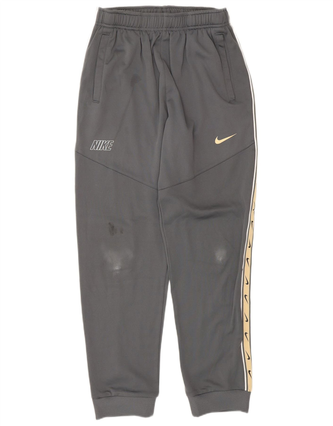 NIKE Drenge Dri Fit Grafisk træningsdragt Bukser Joggers 13-14 år XL Grå