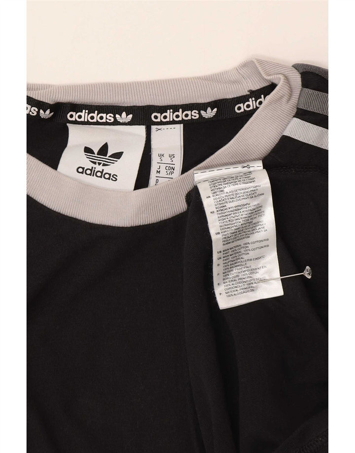 Adidas herre T-shirt top lille sort bomuld
