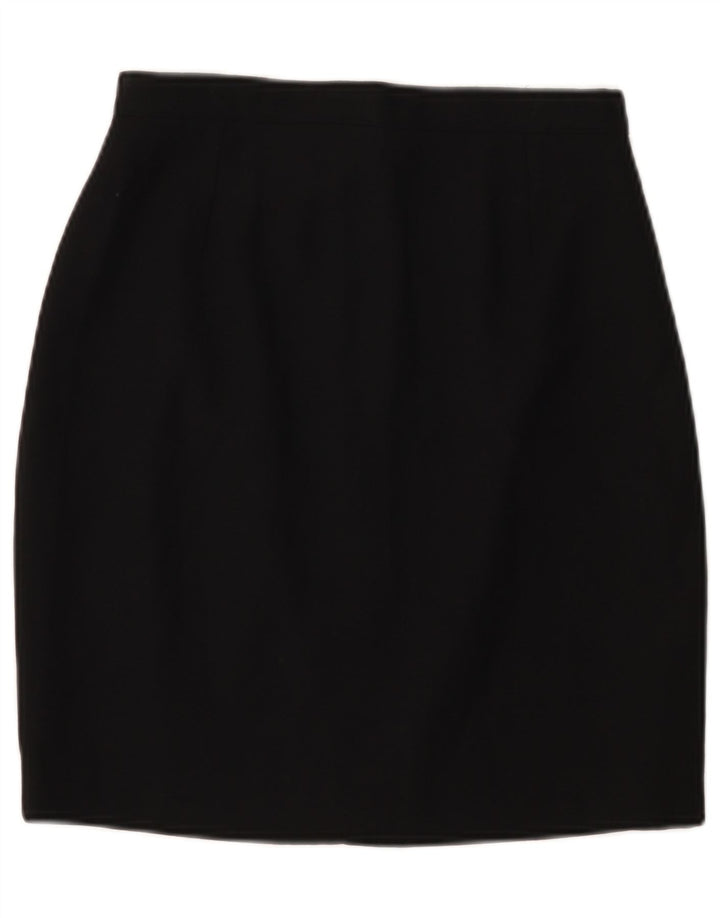 Kenzo Pencil Nederdel til kvinder IT 40 Small W26 Sort Uld