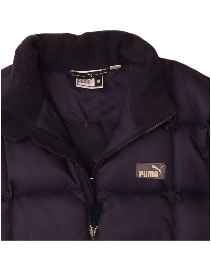 Puma Polstret Herrejakke UK 38 Medium Navy Blue Polyester