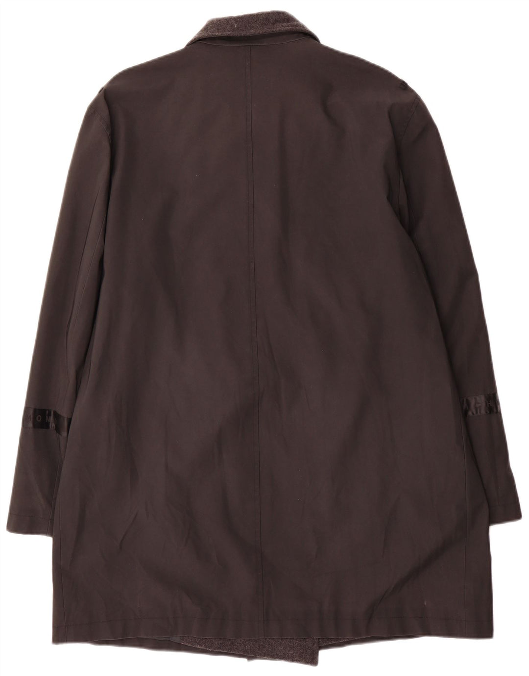 Richmond Dame Dobbeltradet Trench Coat IT 46 Stor Sort Polyvinyl