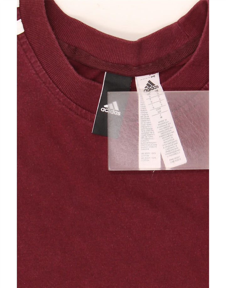 ADIDAS Herre T-shirt Top Lille rødbrun bomuld