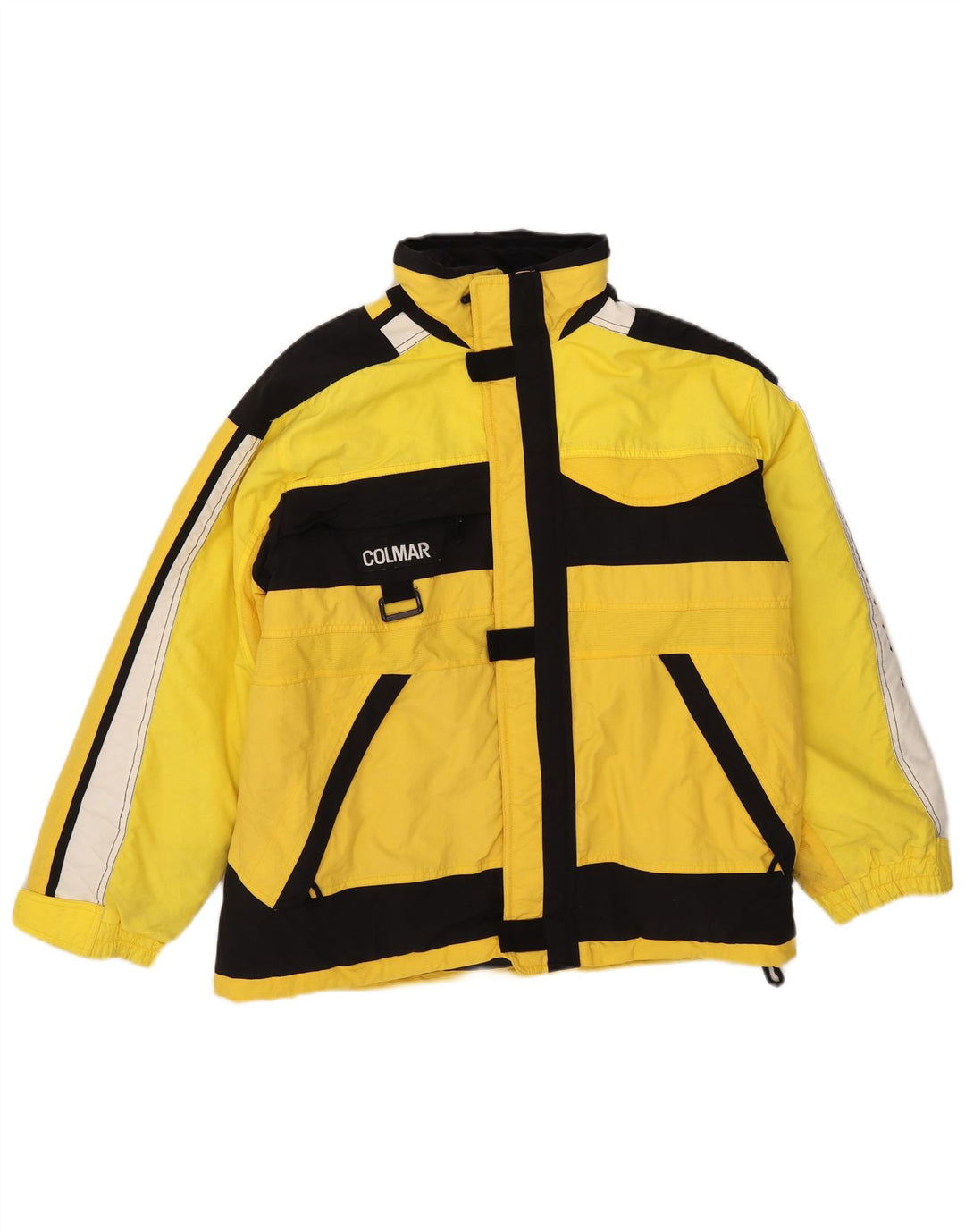 COLMAR Skijakke med hætte til drenge 15-16 år Gul Colourblock Nylon