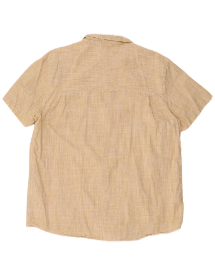 Mountain Warehouse Kortærmet Herreskjorte 2XL Beige Polyester