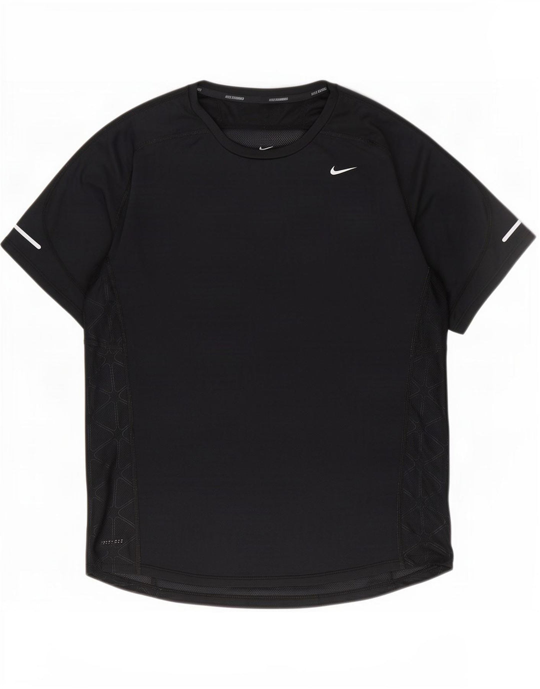 Nike Herre Dri Fit T-Shirt Top Medium Sort Polyester