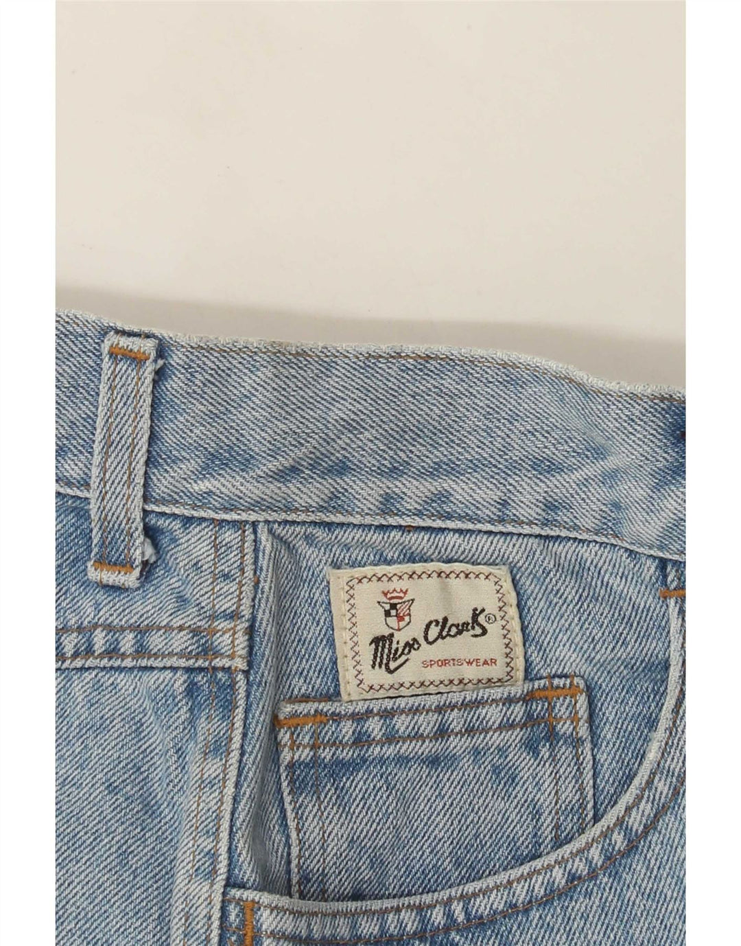 Vintage denimnederdel til kvinder IT 40 Lille W25 blå bomuld