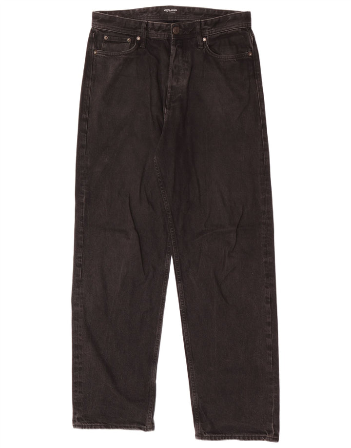 Jack & Jones Herre løse jeans W31 L34 Sort bomuld