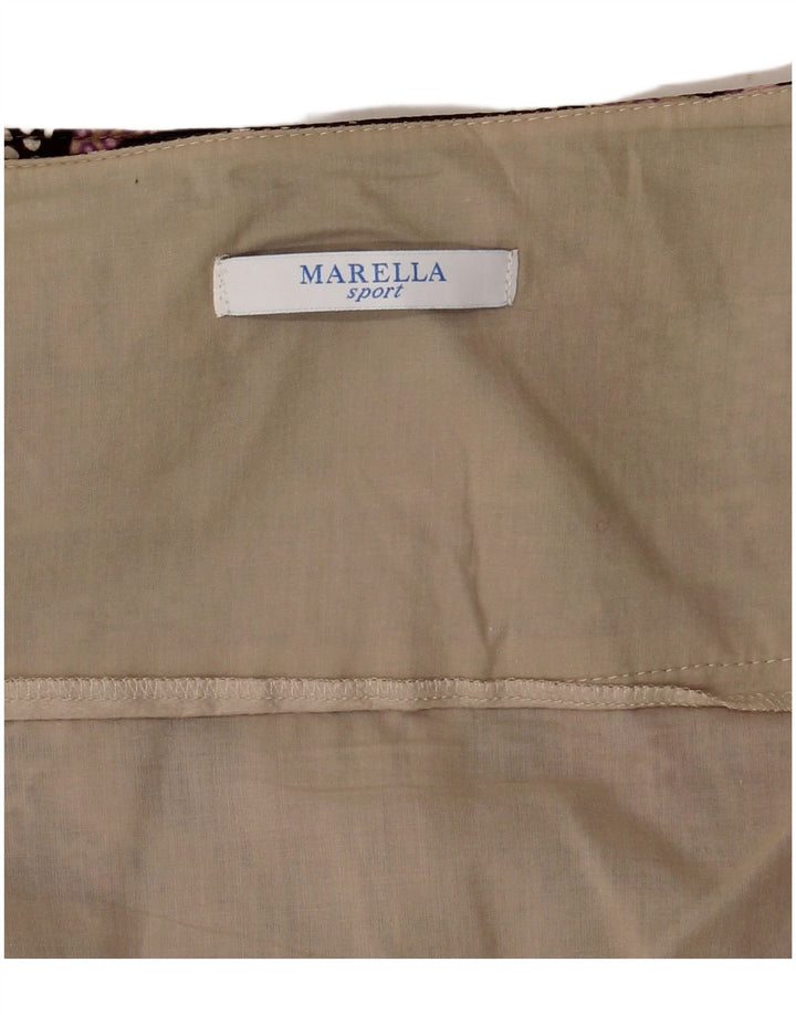 Marella Dame Mini Nederdel W32 Stor Flerfarvet Blomster