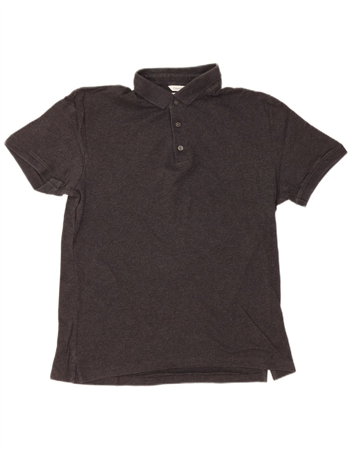 CALVIN KLEIN Herre Slim Fit Polo Shirt Medium Grey Bomuld