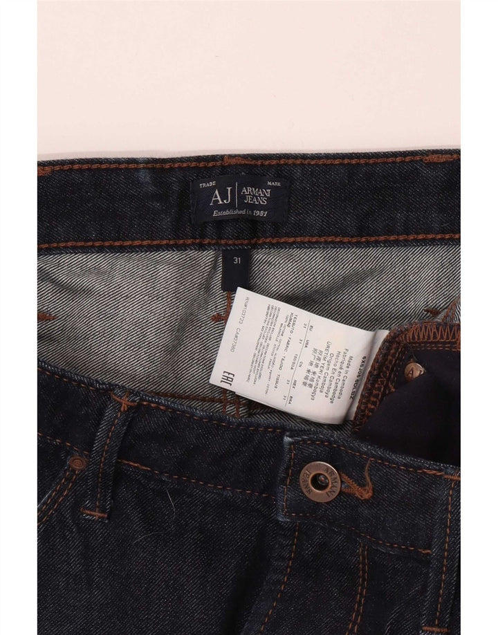 Armani Herre Slim Jeans W31 L33 Marineblå Bomuld