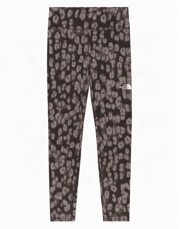 The North Face Girls Leggings 12-13 År Stor Grå Dyreprint Polyester