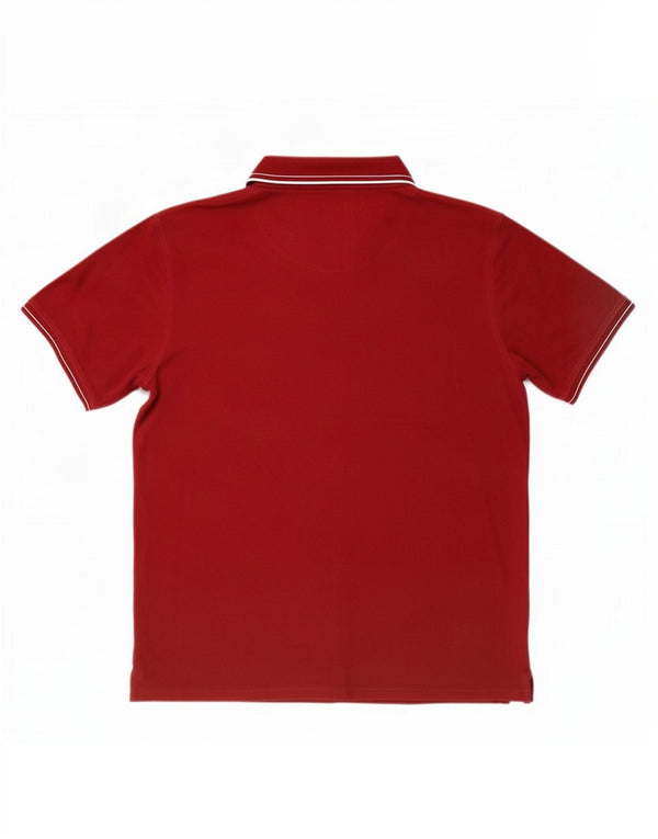 Lyle & Scott Mens Polo Shirt 2XL Red Cotton