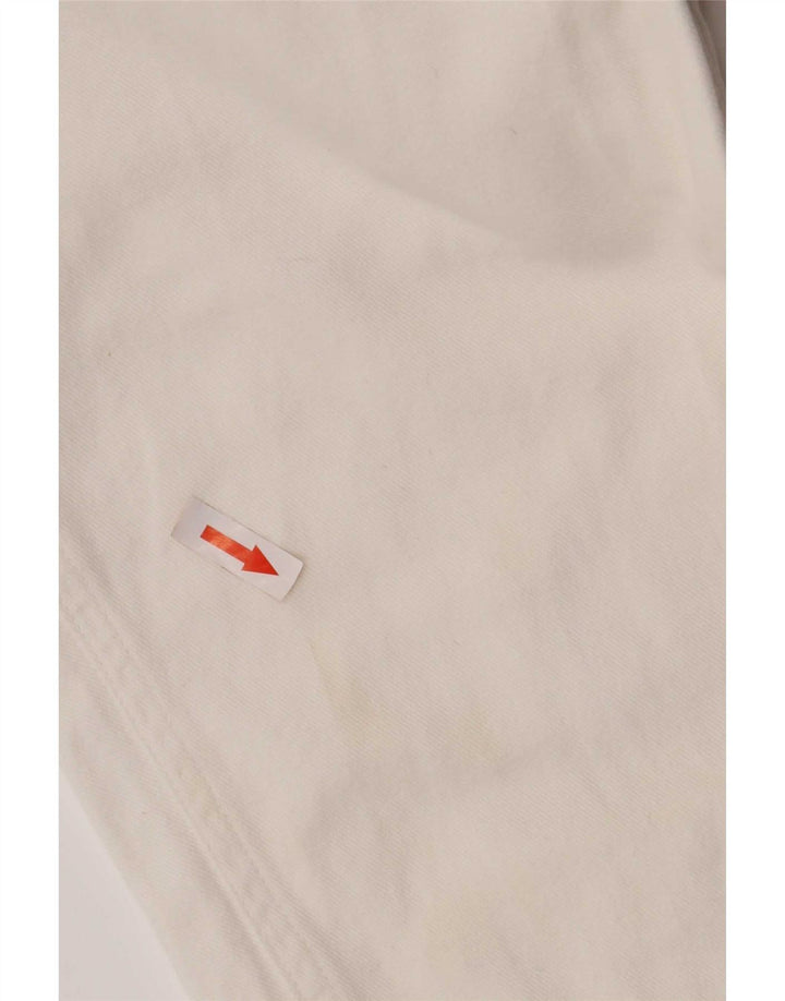 Vintage koniske jeans til kvinder IT 46 Large W30 L32 Hvid