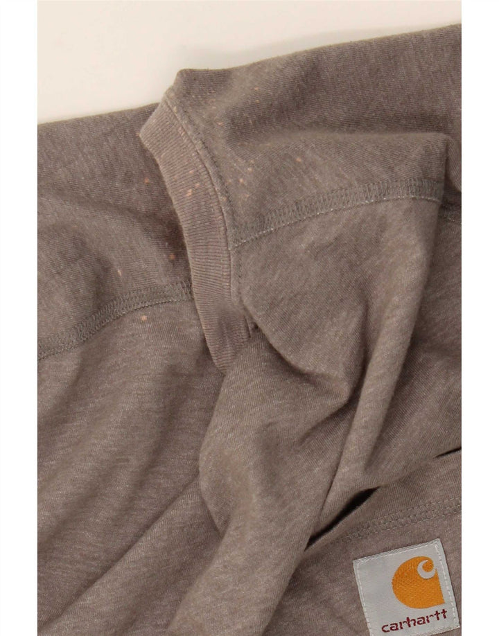 Carhartt Herre Relaxed Fit T-Shirt Top XL Grå Polyester