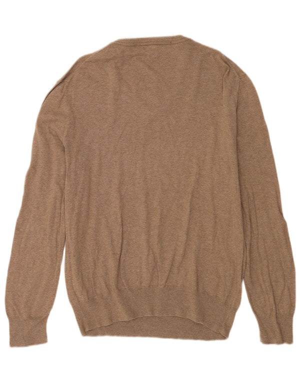Gap Herre V-hals sweater Medium Beige Bomuld