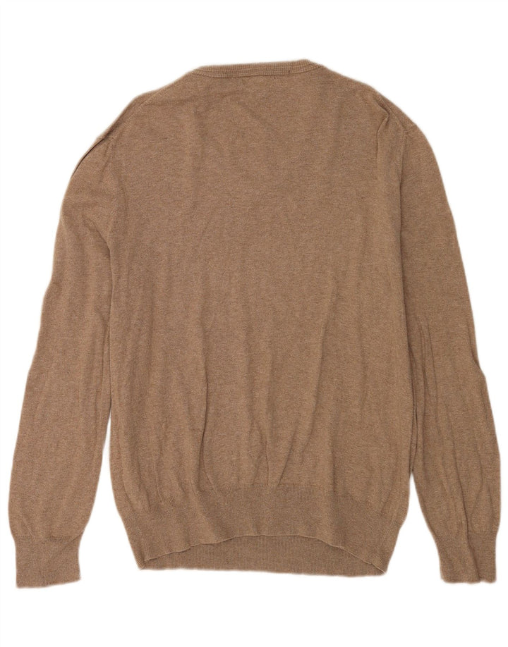 Gap Herre V-hals sweater Medium Beige Bomuld