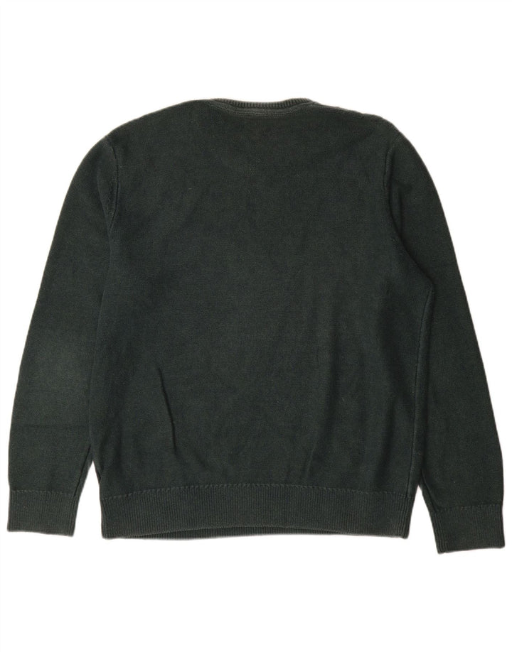 Gap Herre Crew Neck Jumper Sweater Stor grøn bomuld