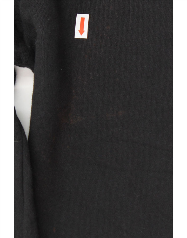 ADIDAS Mens Graphic Sweatshirt Jumper Medium Black Cotton Vintage Adidas and Second-Hand Adidas from Messina Hembry 