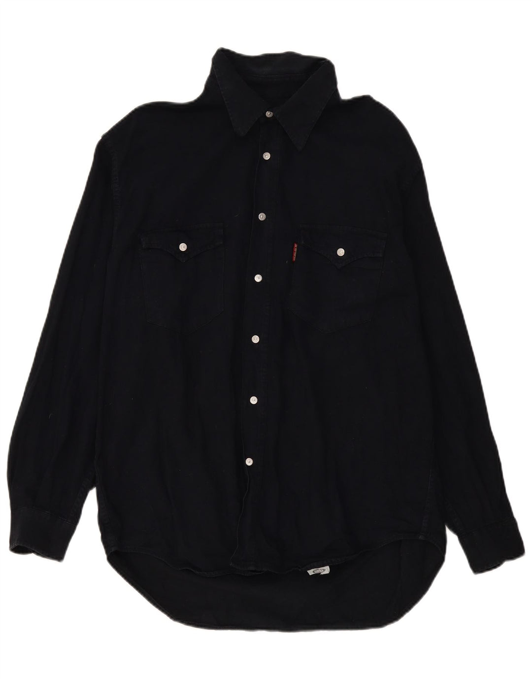 Carrera Denimskjorte til mænd Størrelse 43/44 XL Sort